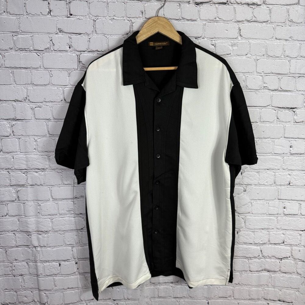 Harriton Men's Two-Tone Bahama Cord Camp Shirt XL